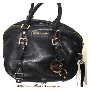 Michael kors Black Bedford legacy medium satchel.